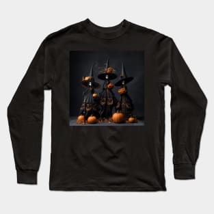 Happy halloween witches Long Sleeve T-Shirt